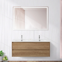 Мебель для ванной комнаты BelBagno Kraft 140 2 ящика, для двоих, rovere nebrasca nature фото в интернет-магазине «Wasser-Haus.ru»