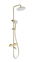 Душевая стойка Wonzon & Woghand WW-B3051-A1-BG, брашированное золото фото в интернет-магазине «Wasser-Haus.ru»