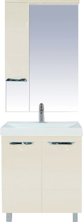Мебель для ванной Misty Петра 65 бежевая эмаль фото в интернет-магазине «Wasser-Haus.ru»