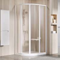 Душевой уголок Ravak Supernova SKCP4-80 195 Grape, профиль белый фото в интернет-магазине «Wasser-Haus.ru»
