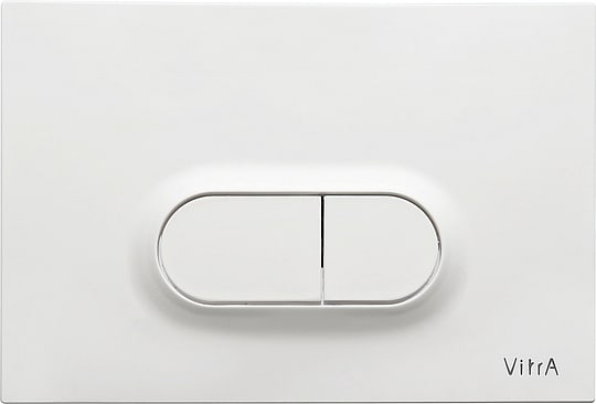 Комплект VitrA Normus 9773B003-7201 кнопка белая фото в интернет-магазине «Wasser-Haus.ru»