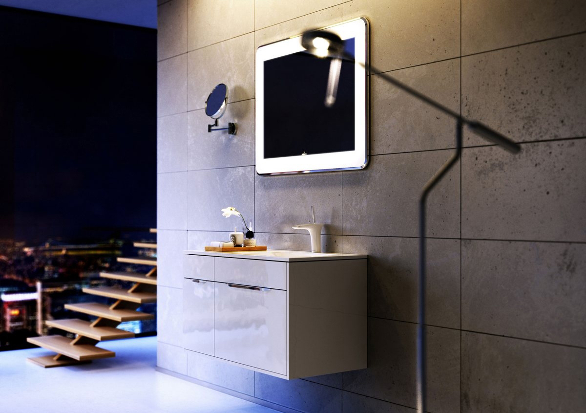 Мебель для ванной Aqwella 5 stars Malaga 90 R белая фото в интернет-магазине «Wasser-Haus.ru»