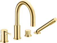 Смеситель на борт ванны Boheme Uno 460-G, gold фото в интернет-магазине «Wasser-Haus.ru»