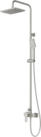 Душевая стойка Cezares Slider SLIDER-CD-IN, со смесителем, сатин фото в интернет-магазине «Wasser-Haus.ru»