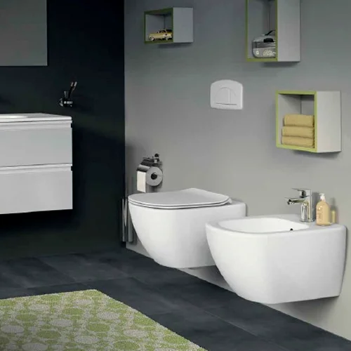 Унитаз подвесной Ideal Standard Tesi безободковый, крышка T352701 с микролифтом фото в интернет-магазине «Wasser-Haus.ru»