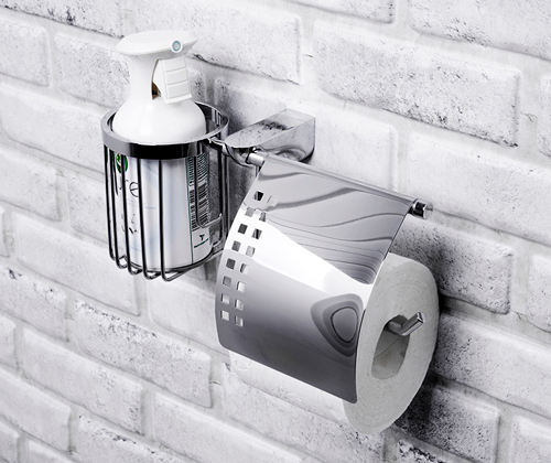 Держатель туалетной бумаги Wasserkraft Kammel K-8359 с держателем освежителя воздуха фото в интернет-магазине «Wasser-Haus.ru»