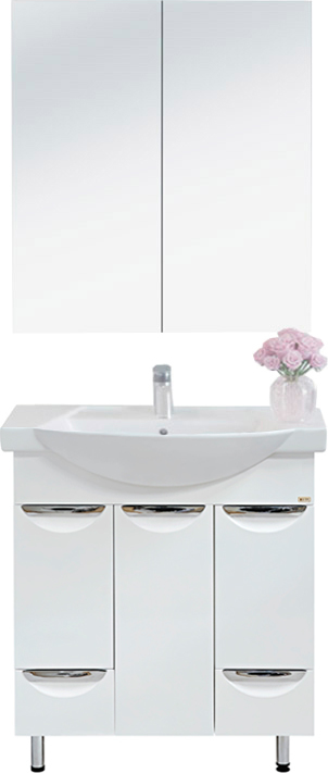 Мебель для ванной Misty Лаванда 75 с ящиками фото в интернет-магазине «Wasser-Haus.ru»