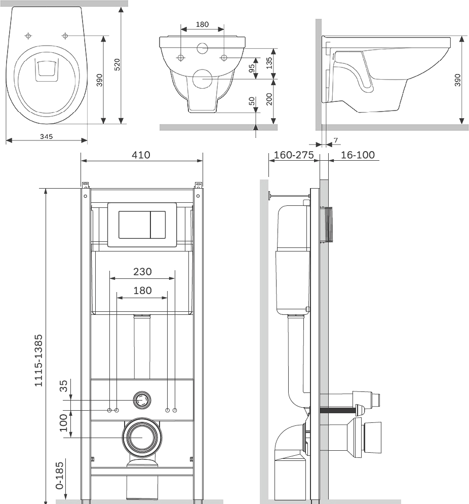 Комплект AM.PM Sense IS301.74A1738 с сиденьем микролифт фото в интернет-магазине «Wasser-Haus.ru»