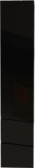 Шкаф-пенал АВН Фиджи 35 R, подвесной, черный фото в интернет-магазине «Wasser-Haus.ru»