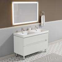Мебель для ванной Sanvit Форма 120 белый глянец фото в интернет-магазине «Wasser-Haus.ru»