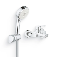 Душевой комплект Гарнитур Grohe Tempesta Cosmopolitan 27584002 + Смеситель Eurosmart 33300003