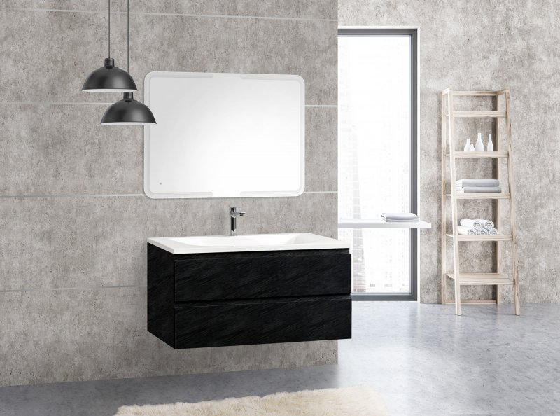 Мебель для ванной Cezares Molveno 100 nero фото в интернет-магазине «Wasser-Haus.ru»