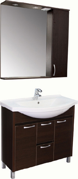 Мебель для ванной Aquanet Донна 90 венге фото в интернет-магазине «Wasser-Haus.ru»