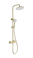 Душевая стойка Wonzon & Woghand WW-B3035-A-BG, брашированное золото фото в интернет-магазине «Wasser-Haus.ru»