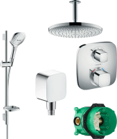 Душевой комплект Hansgrohe Raindance Select E 300 27337000+26620000+26457000+15708000+1800180