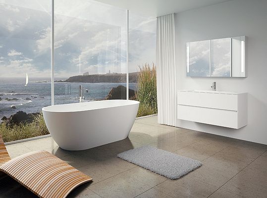 Ванна из искусственного камня Riho Bilbao 170 фото в интернет-магазине «Wasser-Haus.ru»