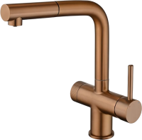 Смеситель для кухни Emar PVD ЕС - 7026 PVD Coppery