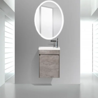 Мебель для ванной BelBagno Pietra Mini 40 L stucco cemento фото в интернет-магазине «Wasser-Haus.ru»