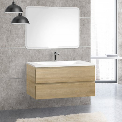 Мебель для ванной Cezares Molveno 100 rovere rivera фото в интернет-магазине «Wasser-Haus.ru»