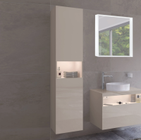 Шкаф-пенал Keuco Stageline 32831 L, кашемир, с подсветкой