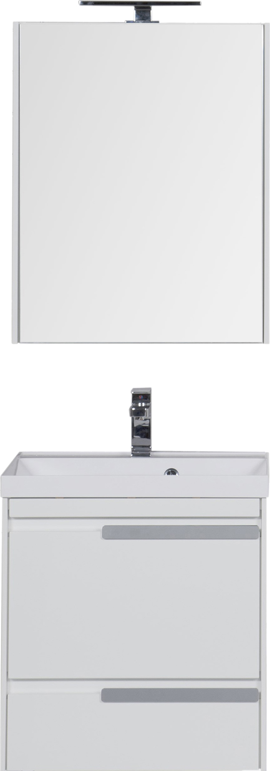 Мебель для ванной Aquanet Тиволи 60 белая фото в интернет-магазине «Wasser-Haus.ru»