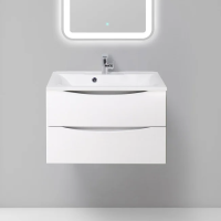 Тумба с раковиной BelBagno Marino 75 bianco lucido