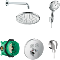 Душевой комплект Hansgrohe ShowerSelect ShowerSelect 15743000, 6 в1 фото в интернет-магазине «Wasser-Haus.ru»