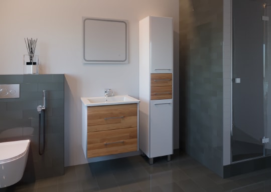 Тумба с раковиной ASB-Woodline Оскар 65 фото в интернет-магазине «Wasser-Haus.ru»