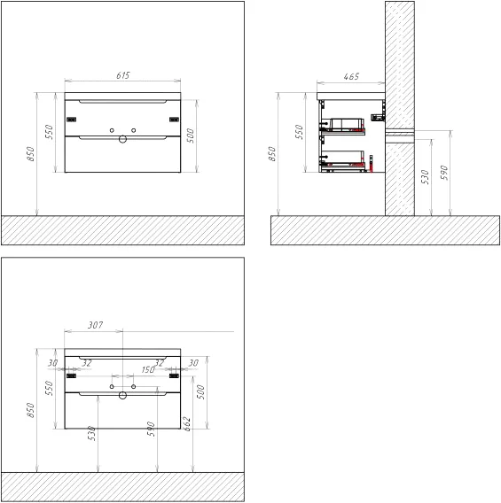 Мебель для ванной BelBagno Etna 60 rovere  nature фото в интернет-магазине «Wasser-Haus.ru»