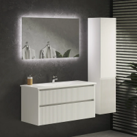 Мебель для ванной Sanvit Рольф 100 белая фото в интернет-магазине «Wasser-Haus.ru»