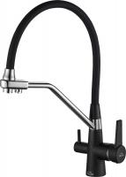Смеситель Steel Hammer SH 903-6 Black Cr для кухонной мойки фото в интернет-магазине «Wasser-Haus.ru»