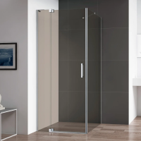 Душевой уголок Cezares Slider AH 1 90-100/110 BR Cr профиль хром, стекло бронза фото в интернет-магазине «Wasser-Haus.ru»