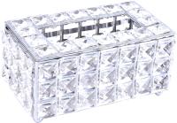 Бокс для салфеток Kassatex Crystal CRL-TH-SLV серебро фото в интернет-магазине «Wasser-Haus.ru»