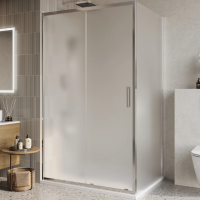 Душевой уголок BelBagno Luce AH-1-120/90-P-Cr стекло рифленое фото в интернет-магазине «Wasser-Haus.ru»