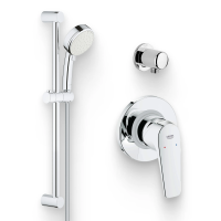 Душевой комплект Смеситель Grohe BauFlow 29046000 С ВНУТРЕННЕЙ ЧАСТЬЮ + Гарнитур Tempesta Cosmopolitan 27578002 + Подключение Relexa Plus Relexa plus 28671000