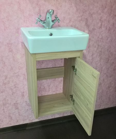 Мебель для ванной Sanflor Ларго 40 вяз швейцарский фото в интернет-магазине «Wasser-Haus.ru»