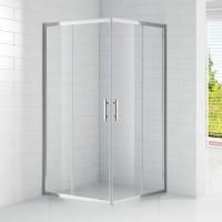 Душевой уголок Cezares Eco O A2 90 C Cr стекло прозрачное фото в интернет-магазине «Wasser-Haus.ru»