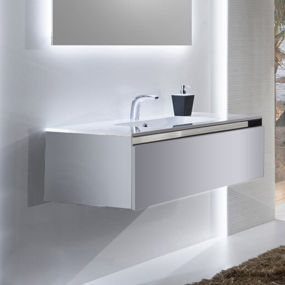 Мебель для ванной Sanvit Кубэ-1 90 белый глянец фото в интернет-магазине «Wasser-Haus.ru»