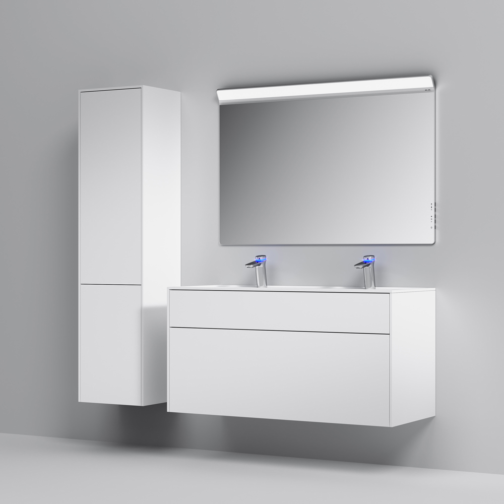 Мебель для ванной Am.Pm Inspire V2.0 120 белый матовый фото в интернет-магазине «Wasser-Haus.ru»