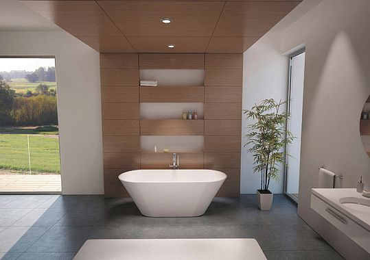 Ванна из искусственного камня Riho Barcelona 170 фото в интернет-магазине «Wasser-Haus.ru»