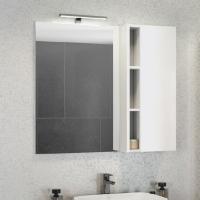 Зеркало-шкаф Comforty Милан 90 белый глянец фото в интернет-магазине «Wasser-Haus.ru»