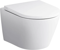 Унитаз подвесной AM.PM Sense C741701SC безободковый, с микролифтом фото в интернет-магазине «Wasser-Haus.ru»