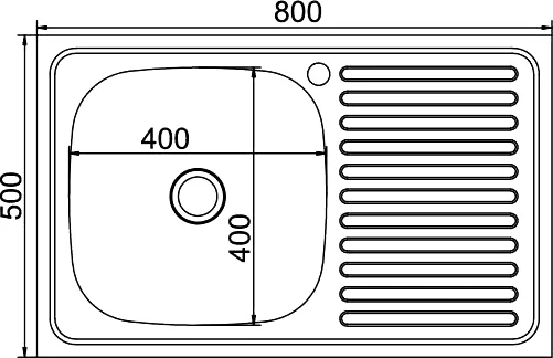 Мойка кухонная Mixline 528174 фото в интернет-магазине «Wasser-Haus.ru»
