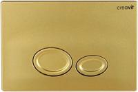 Кнопка смыва Creavit Drop GP2006.00 золото матовое фото в интернет-магазине «Wasser-Haus.ru»