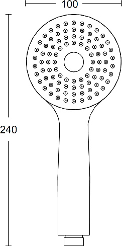 Душевая лейка Argo Era AGD 20.1104 P фото в интернет-магазине «Wasser-Haus.ru»