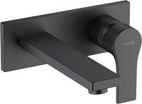 Смеситель для раковины Kludi Zenta SL 482473965 С ВНУТРЕННЕЙ ЧАСТЬЮ матовый черный фото в интернет-магазине «Wasser-Haus.ru»