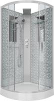Душевая кабина Niagara Lux NG-7715WBK серебро фото в интернет-магазине «Wasser-Haus.ru»