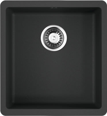 Комплект Мойка кухонная Omoikiri Kata 40-U-BL черная + Смеситель Omoikiri Umi BL для кухонной мойки фото в интернет-магазине «Wasser-Haus.ru»