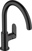 Смеситель для кухни Hansgrohe Vernis Blend M35 71870670 черный