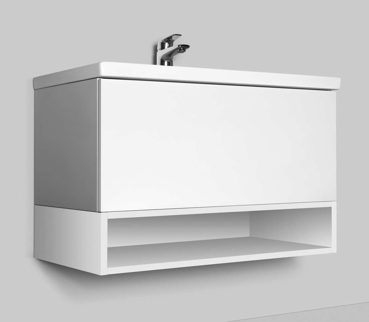 Мебель для ванной Am.Pm Gem 75 белый глянец, с 1 ящиком фото в интернет-магазине «Wasser-Haus.ru»